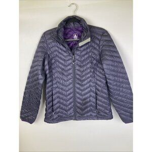 Eastern Mountain Sports Purple Puffer Jacket Size Medium Goose Down Filled
